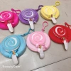 Plush coin purse accessories wallet, plush wallet 8cm bag wallet, lollipop coin purse Specification image